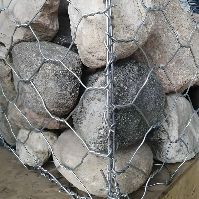 Lead wire gabion mesh