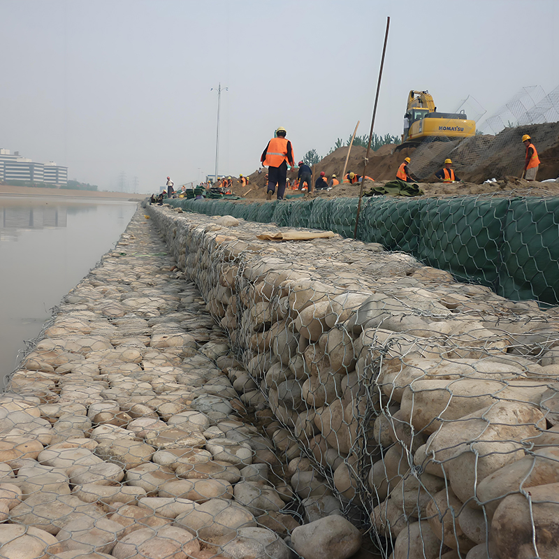 Double Twisted Hexagonal Gabion Mesh