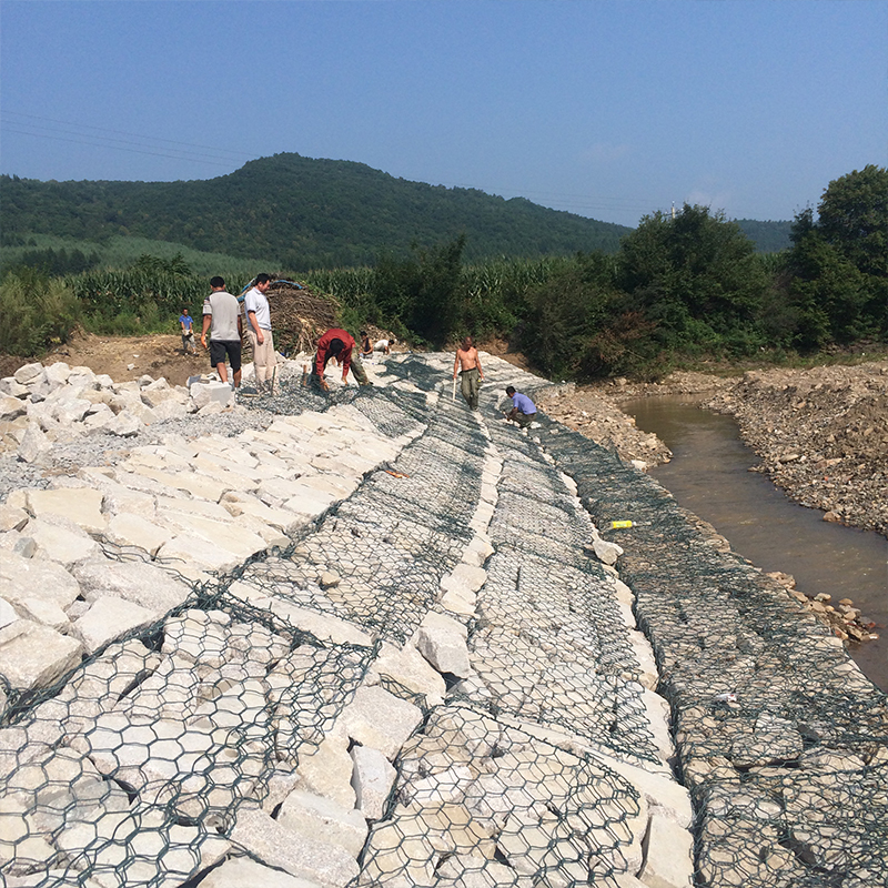 Geotechnical gabion mesh
